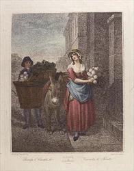 Rapporten en Wortels Ho, Plaat 13 uit de "Cries of London"
