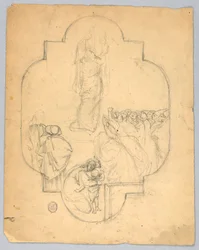 Schets voor een raam of plafond