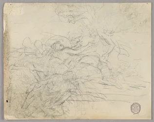 Schets van figuurgroep voor Hemelvaart