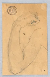 Schets van Rechterarm