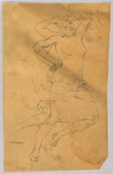 Schets van een vrouwelijke figuur