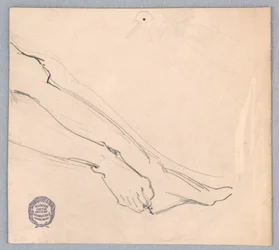 Studie voor "Diana en haar gezelschap tussen de sterrenbeelden"