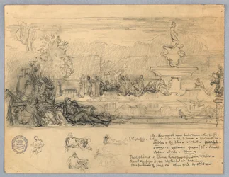 Studie voor een Muurschildering of Paneel