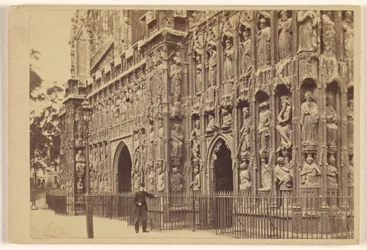 [Een kathedraal, mogelijk die van Exeter]