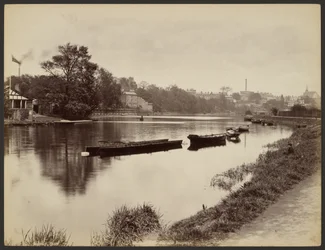 Chester, rivier de Dee en Boughton
