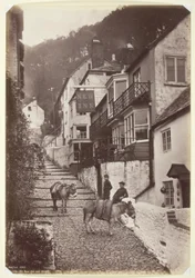 Clovelly, de Nieuwe Herberg en Straat