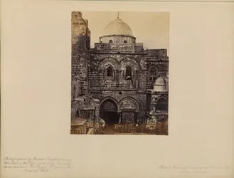 Jeruzalem - Gevel van de Kerk van het Heilig Graf
