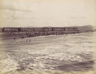 Rhyl, vanaf de zee, 1870s
