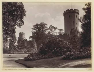 Warwick Castle, vanaf de buitenplaats