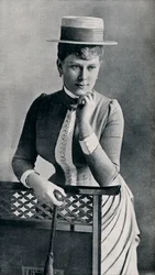 Portretstudie van de toekomstige koningin Mary, 1885-1911