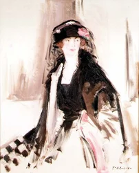 Portret van Lady Lavery