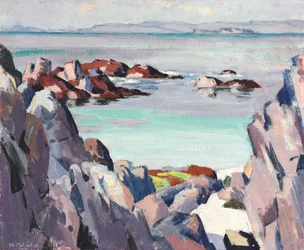 Staffa en Rhum vanaf Iona