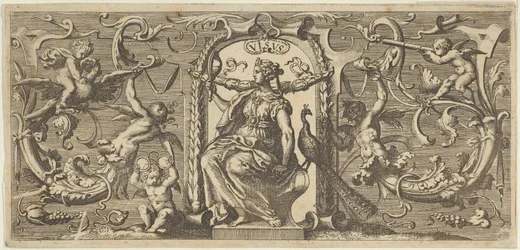 Zicht Visus, uit Quinque Sensuum Vijf Zintuigen, ca. 1655