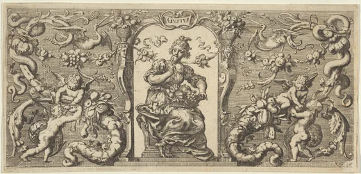 Smaak Gustus, uit Quinque Sensuum Vijf Zintuigen