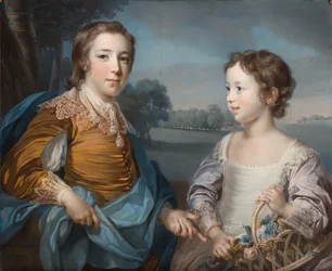 Portret van Joseph (1741-1786) en zijn broer John Gulston (1750-1764)
