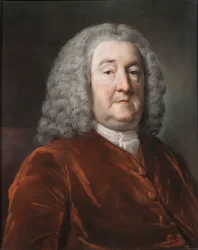 Portret van Sir Edward Hulse, 1e Baronet, 1757