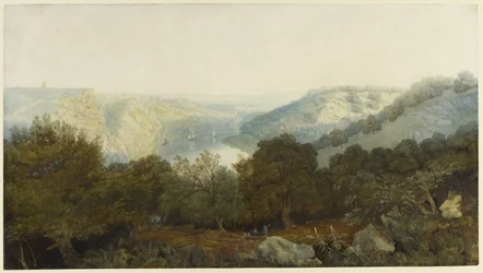 De Avon Gorge met Clifton en de Hotwells, Bristol