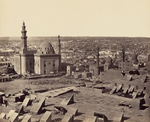 Caïro vanaf de Citadel. Eerste uitzicht