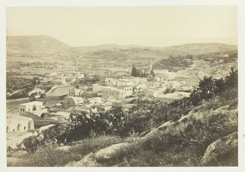 Nazareth, vanuit het noordwesten, 1857