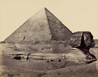 De Grote Piramide en de Sfinx