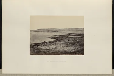 De noordelijke oever van de Dode Zee