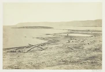 De noordelijke oever van de Dode Zee