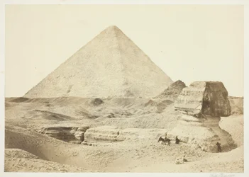 De Sfinx en Grote Piramide