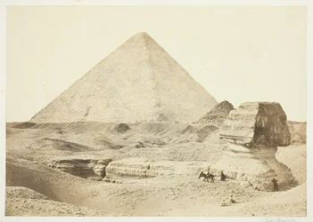 De Sfinx en Grote Piramide