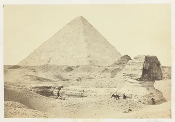 De sfynx en de grote piramide, Geezeh