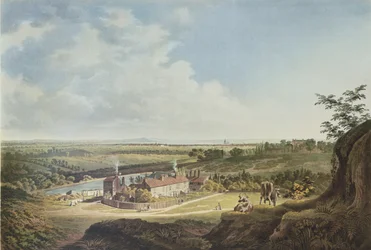 Een uitzicht op Hampstead Heath richting Londen, 1804
