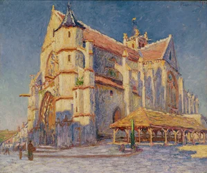 De kerk in Moret