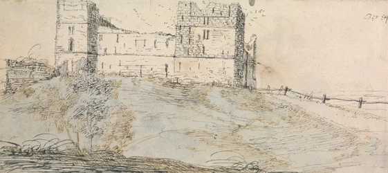 Oostzijde van Sheriff Hutton Castle