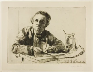 Portret van Francis Seymour Haden, Nr. 2 (Tijdens het Etsen)