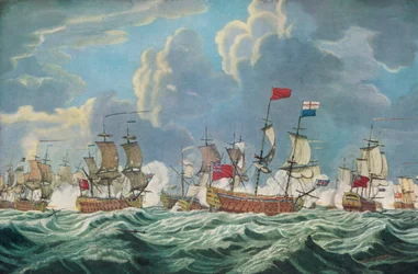 Slag bij Quiberon Bay, ca. 1765