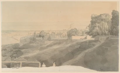 Hampstead Heath, avondlicht