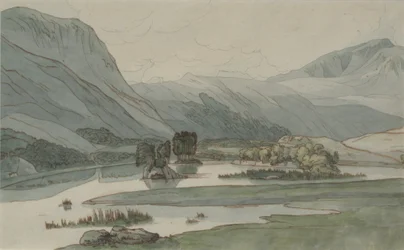 Rydal Water met de Grasmere Heuvels, 1786