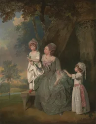 Mevrouw Barclay en haar kinderen