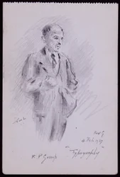 Portret van R Percy Gossop