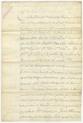 Inventaris van Antoine Barada ondertekend door Fran. Cruzat, Josef Bexmes, Dodier, Becquet en anderen, april 1782