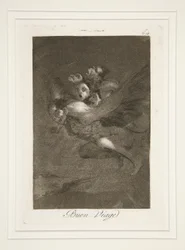 Goede reis, pl. 64 uit de serie Los caprichos