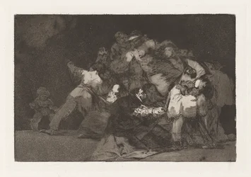 Disparate general, ook bekend als Unas de gato y habito de beato, uit de serie Los disparates