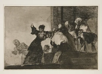 Disparate pobre (Arme dwaasheid), pl. 11 uit de serie Los proverbios