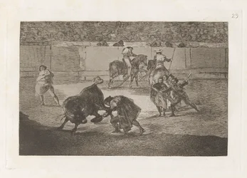 Pepe Illo maakt de passe van de stier