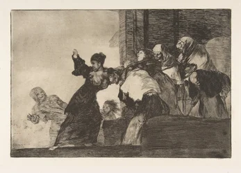 Plaat 11 uit de Disparates: Arme Dwaasheid, ca. 1816-23 gepubliceerd 1864