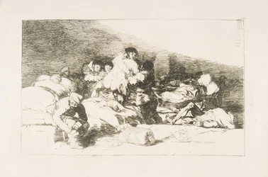 Plaat 25 uit De Rampen van de Oorlog: Deze ook