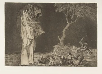 Plaat 2 uit de Disparates: Dwaasheid van angst, ca. 1816-23 gepubliceerd 1864