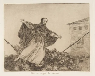 Plaat 77 uit De rampen van de oorlog Los Desastres de la Guerra..., na 1814-15 gepubliceerd 1863