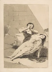 Plaat 9 uit Los Caprichos: Tantalus Tantalo., 1799