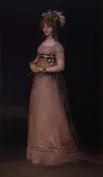 Portret van María Luisa de Borbón y Vallabriga