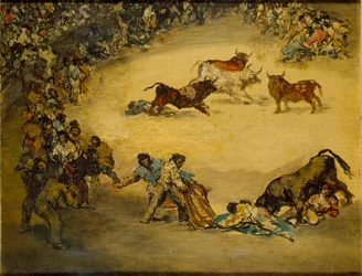 Scène bij een stierengevecht: Diversion de Espana, ca. 1766-1828